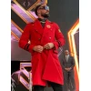WWE Raw Seth Rollins Red Wool Coat