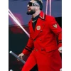 WWE Raw Seth Rollins Red Wool Coat