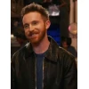 Zander Hawley The Rookie S07 Black Leather Jacket