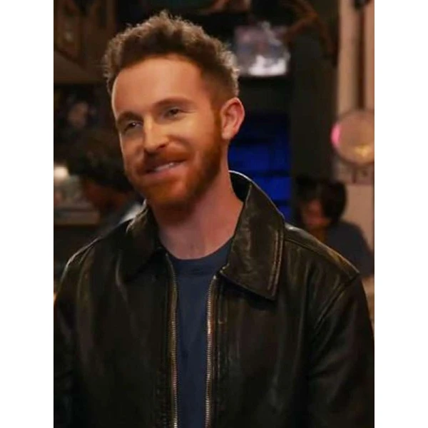 Zander Hawley The Rookie S07 Black Leather Jacket