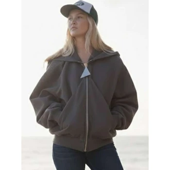 Zara Larsson Up Close Grey Hooded Jacket