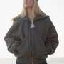 Zara Larsson Up Close Grey Hooded Jacket