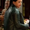 Zoe Slater Black Leather Jacket