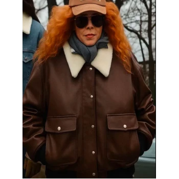 Charlie Cale Brown Shearling Jacket Charlie Cale Brown Shearling Jacket