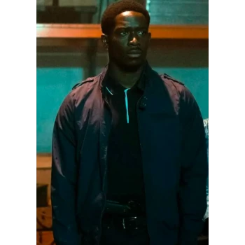 Damson Idris Snowfall Blue Jacket
