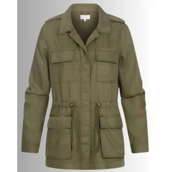 Women Green Military Field Jacket Women Green Military Field Jacket